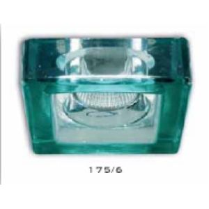 TRANSPARENTE BRILLANTE  VERDE ELECTRICO луна за вграждане