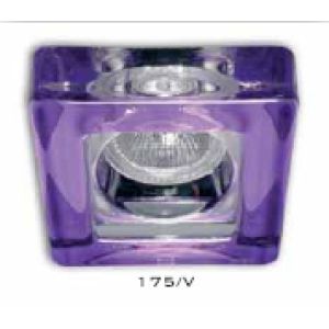 TRANSPARENTE BRILLANTE  VIOLETA  ELECTRICO луна за вграждане	